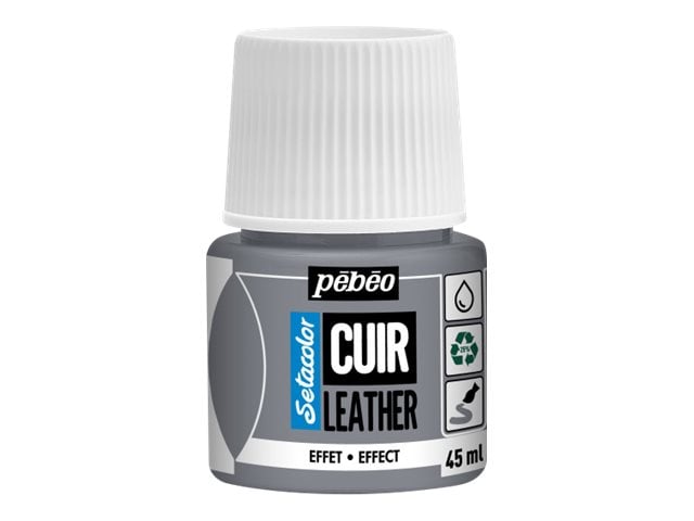 SETACO LEATH 45ML METAL SILVER