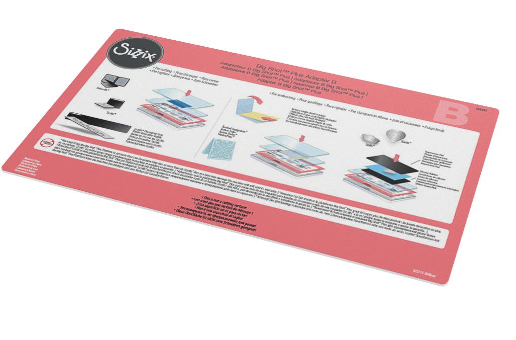 SIZZIX BIG SHOT PLUS ADAPTER B