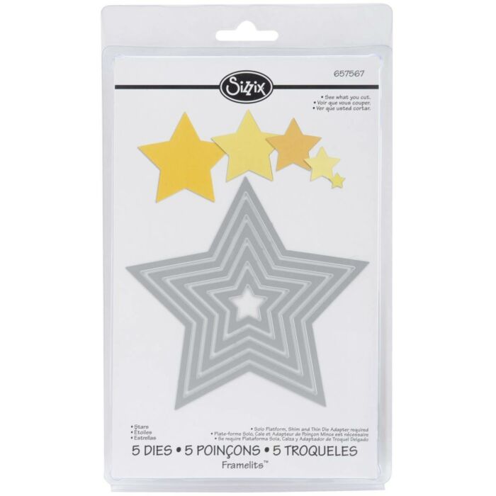 SIZZIX FRAMELITS SEKAČ