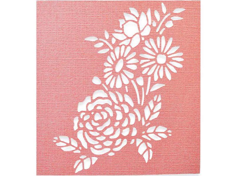 SIZZIX thinlits sekač - Botanical Mask