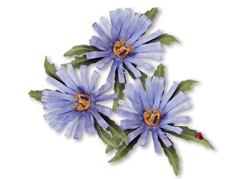 SIZZIX thinlits sekač - Flower, Aster