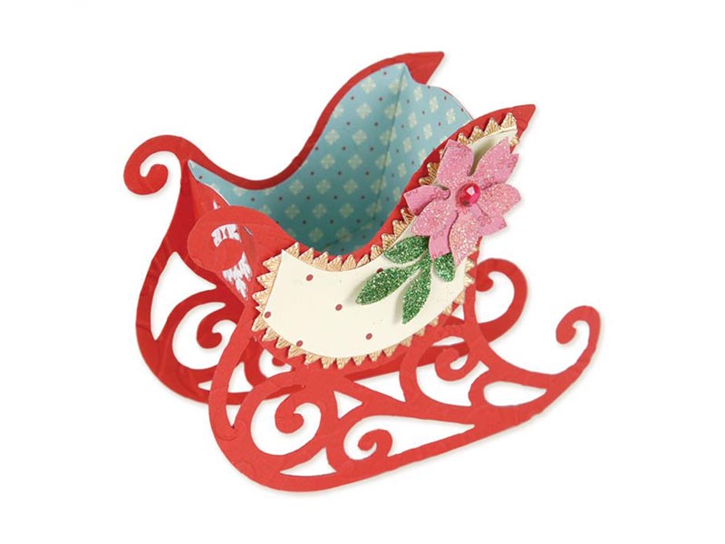 SIZZIX BIGZ sekač - Sleigh Favor Box