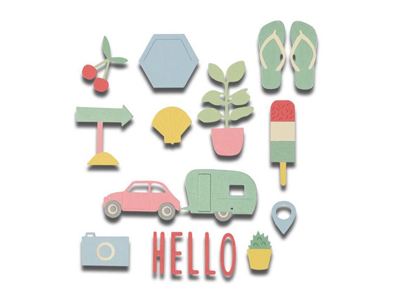 SIZZIX sekač thinlits- Summer Time