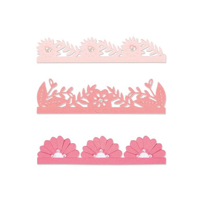  SIZZIX THINLITS SEKAČ-SET  Bold Floral Edges