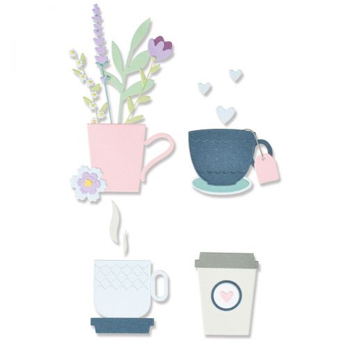SIZZIX THINLITS SEKAČ-SET SE SASTOJI OD 23 DELA Tea Cups