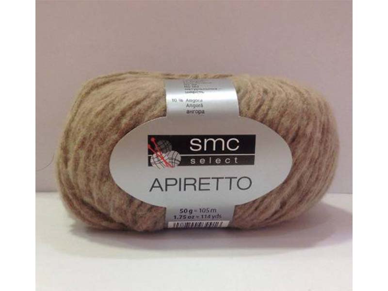 SMC Apiretto - Kakao 55% poliamid, 35% vuna, 10% angora