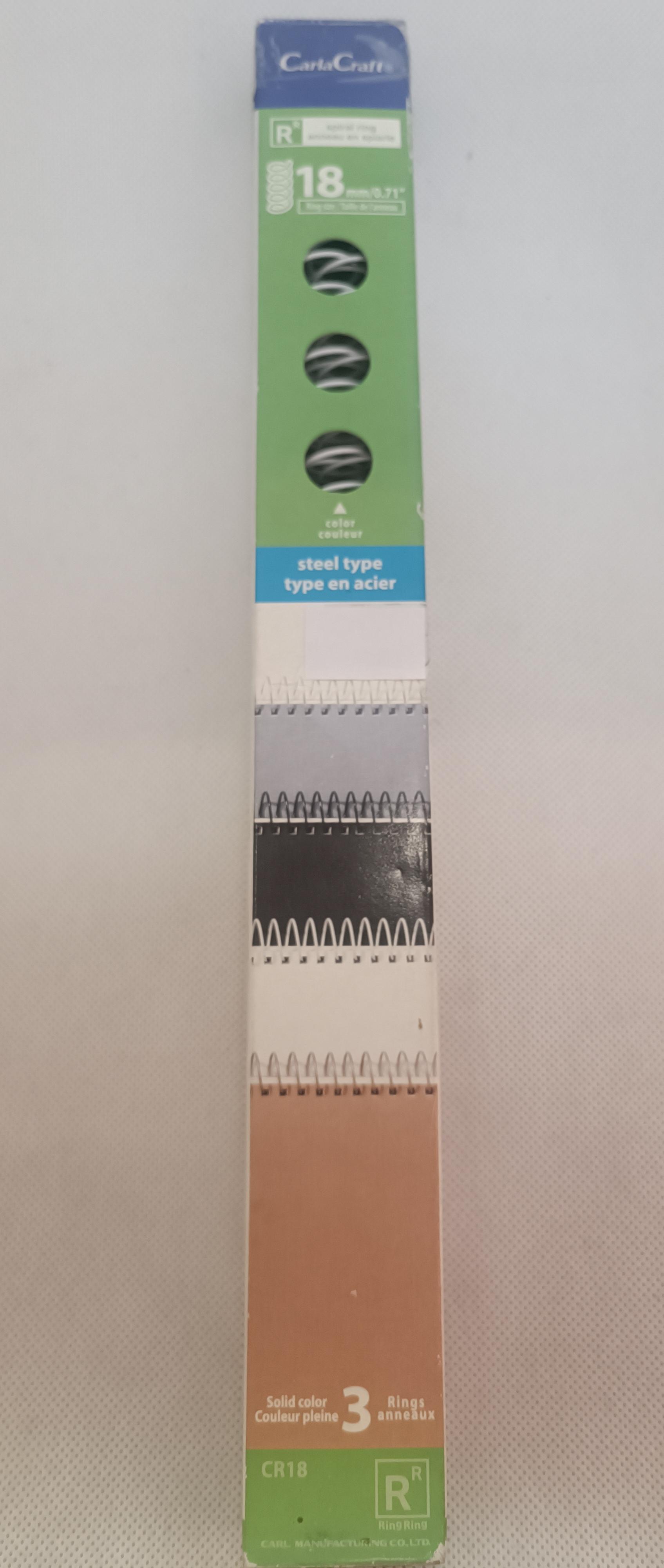 Spirala čelična za povezivanje notesa Bela 18 mm