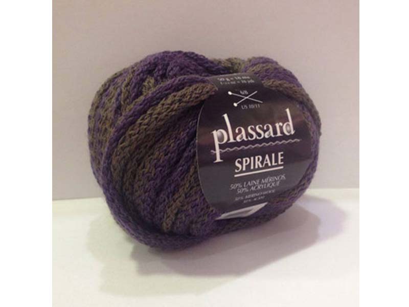 Spirale – Ljubičasto-zelena 50% merino vuna, 50% akrilik