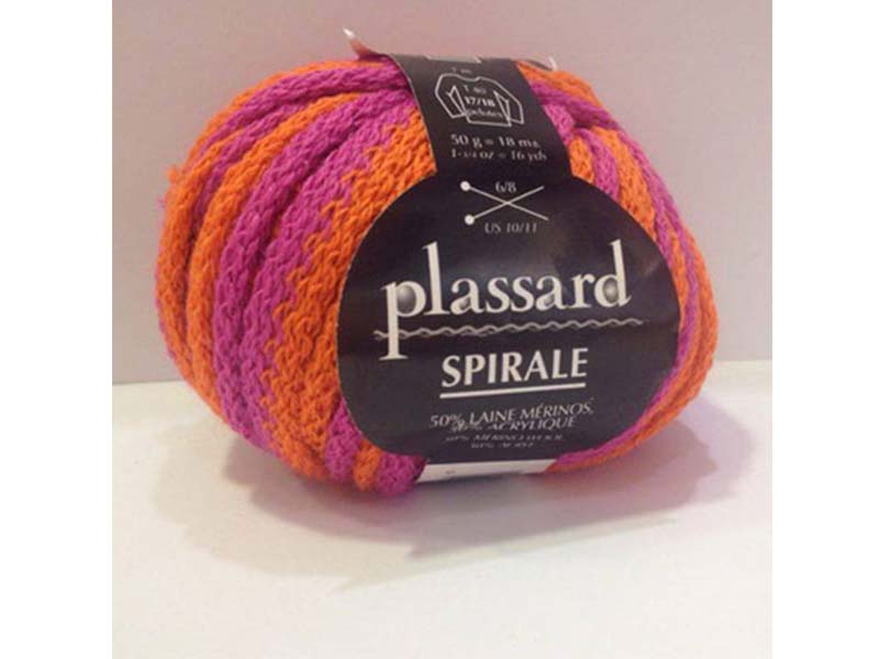 Spirale – Pink-narandžasta 50% merino vuna, 50% akrilik