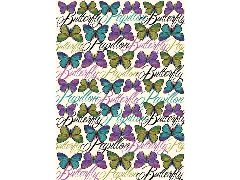 Štampani filc - Butterfly