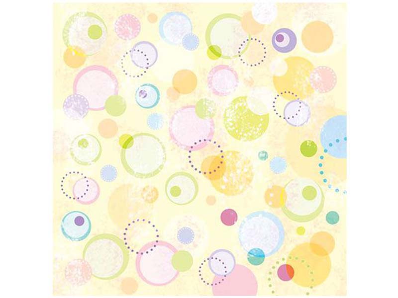 Štampani filc - Circles and Colors