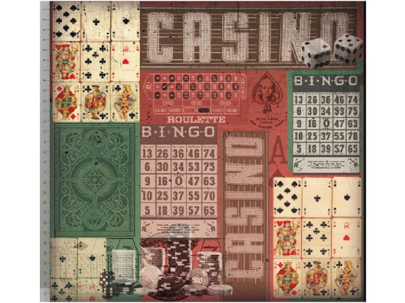 Štampani filc - Graffiti Casino