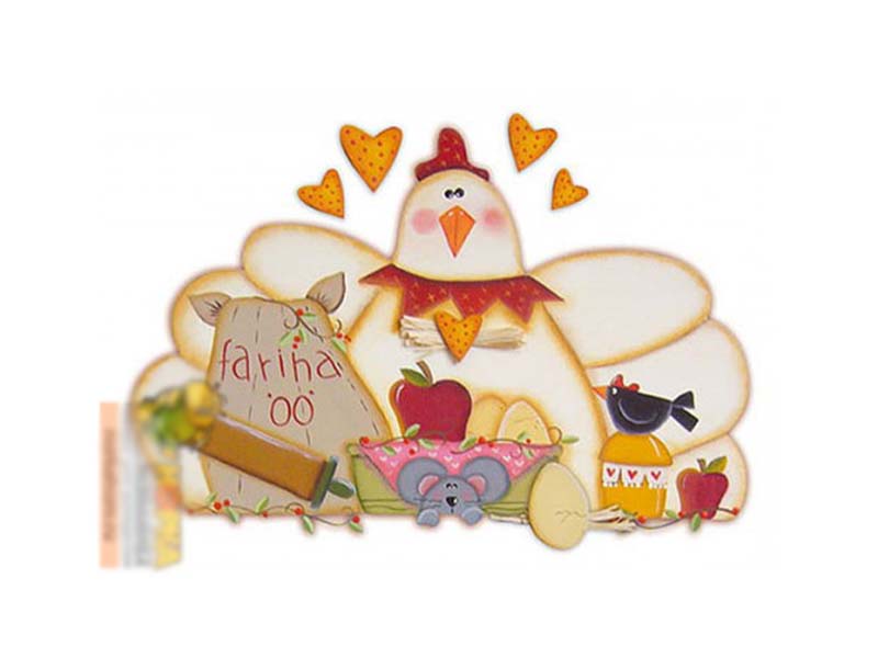 Štampani filc - Hen country