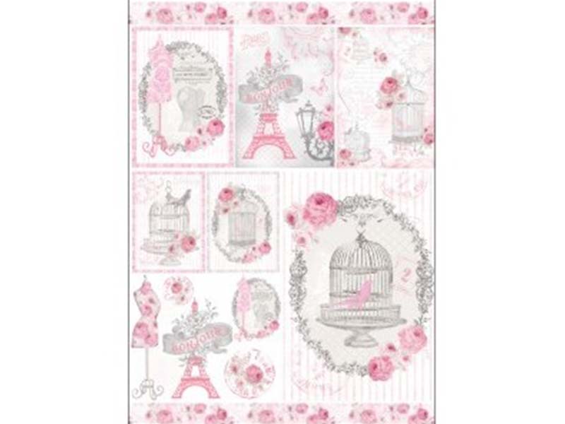 Štampani filc - La vie en rose