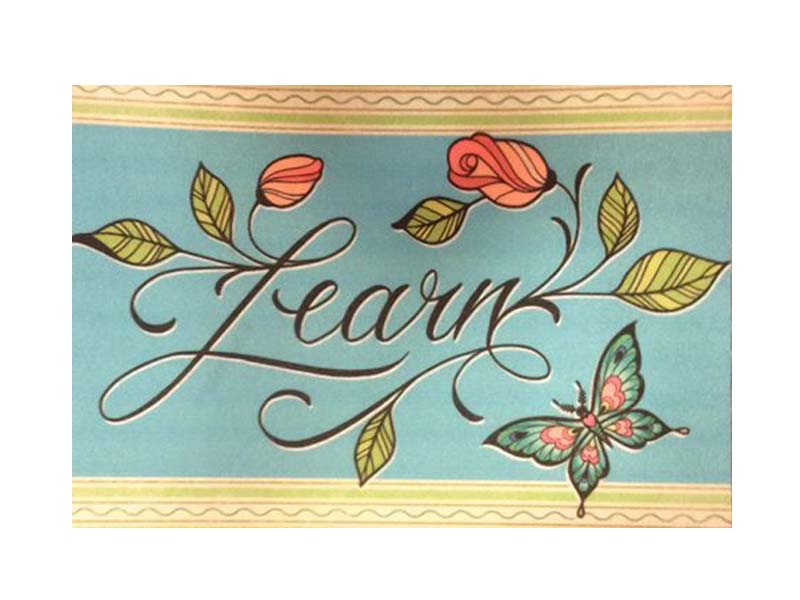 Štampani filc - Learn 