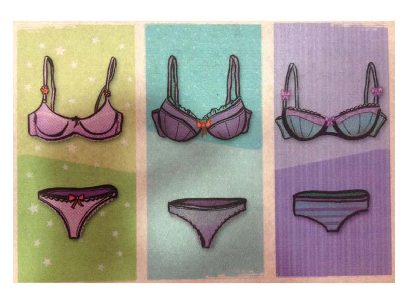 Štampani filc - Lingerie