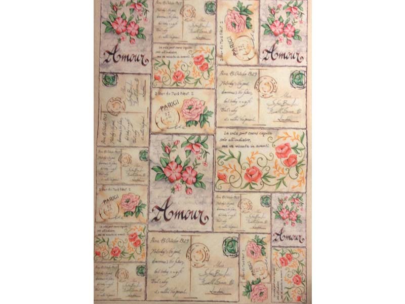 Štampani filc - Postcards