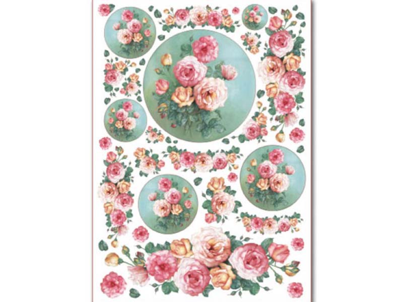 Štampani filc - Roses