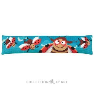 ŠTAMPANI SET ZA VEZ JASTUČNICE  90cm x 20cm, Collection D`Art