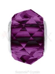 Swarovski BeCharmed Briolette Bead -ljubicasta