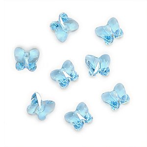 Swarovski Butterfly Bead- plava