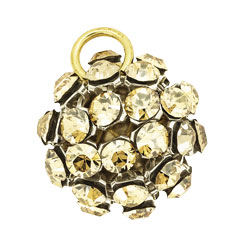 Swarovski Cry. Mesh ball - zlatna