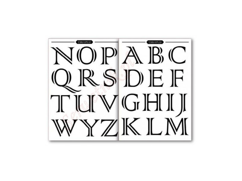 TRANSFER PAPIR A4-Alphabet