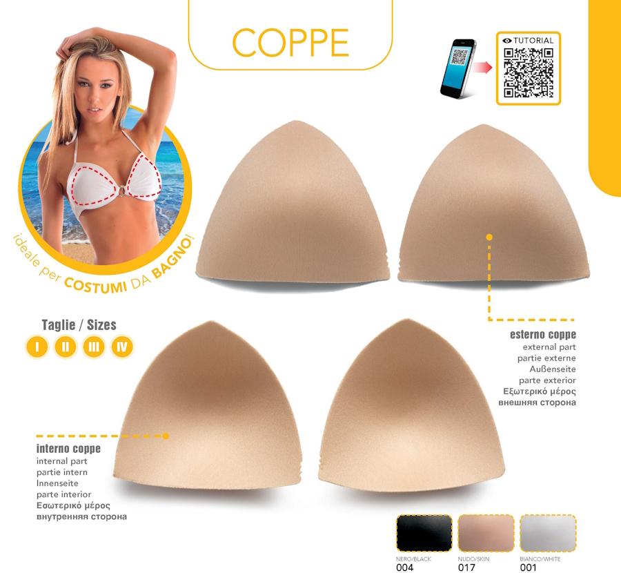 Trouglasti uložak za grudnjak, veličina 4, NUDO