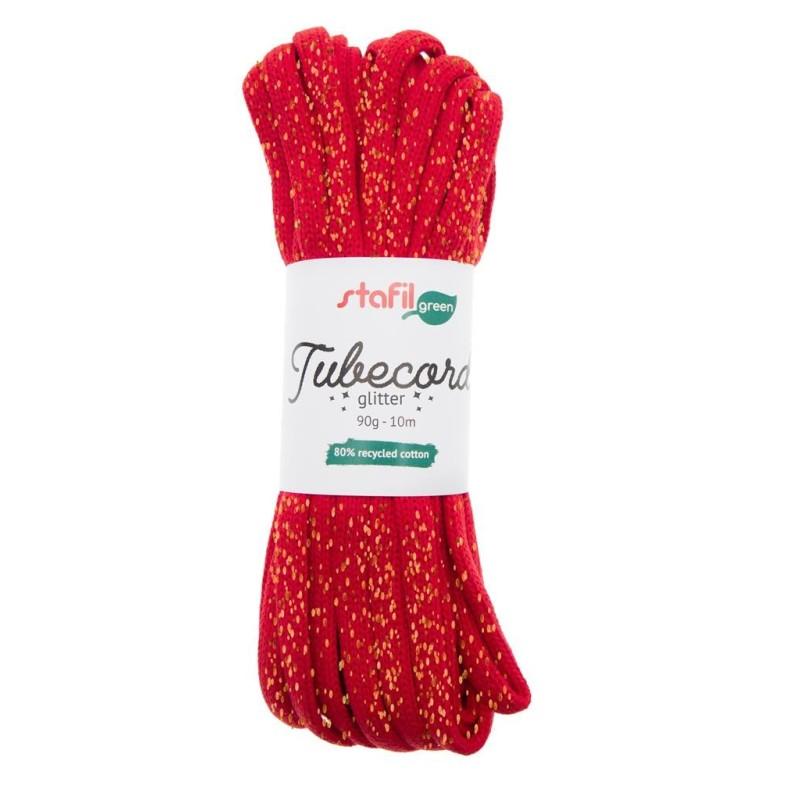 tubecord glitter 165g/0m red