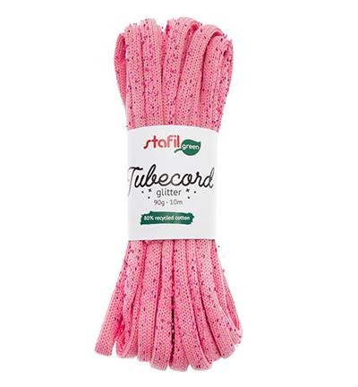 tubecord glitter 65g/10m rose