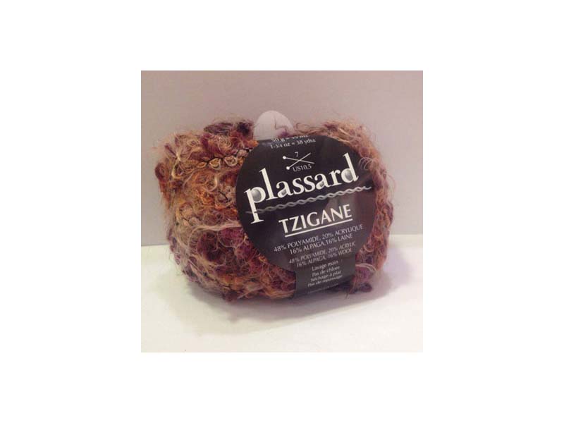 TZIGANE-PLASSARD Bordo  48% poliamid, 20% akrilik, 16% alpaga, 16% lan 