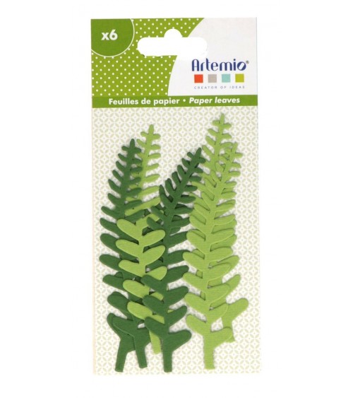 UKRASNO PAPIRNO LIŠĆE 6 komada