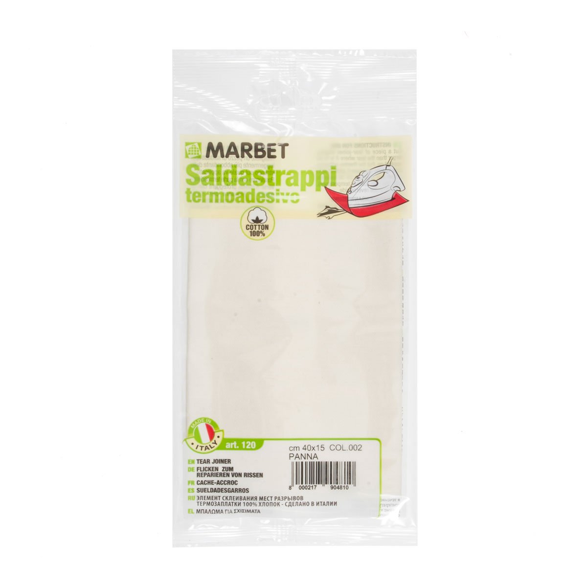 ZAKRPE TERMOLEPLJIVE 100% PAMUK  40x15cm KREM col.002 ( PANNA)