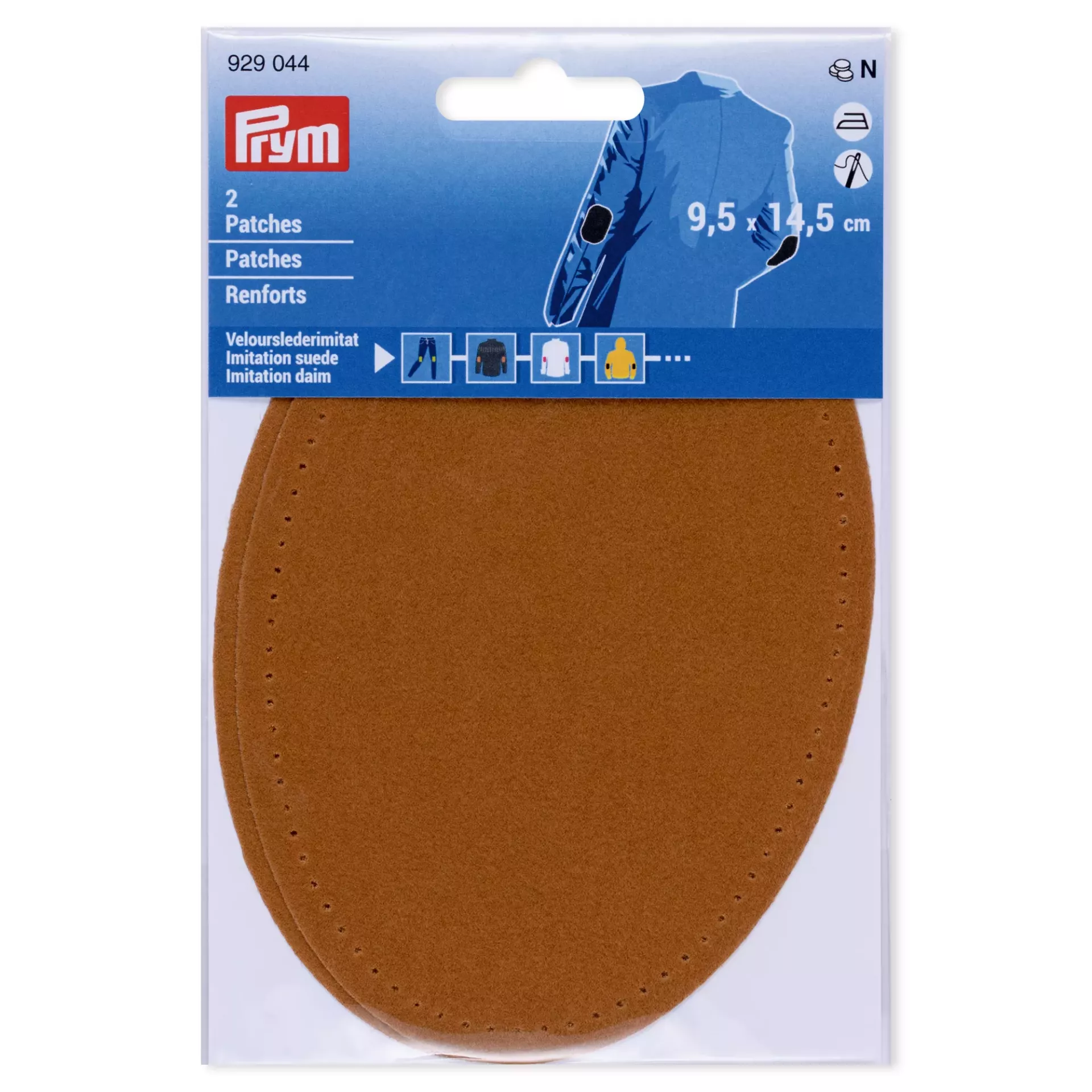 Zakrpe velur-imitacija kože 10x14 camel
