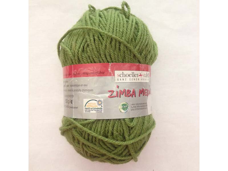 Zimba Medium Zelena  - 80% vuna, 20% poliamid 